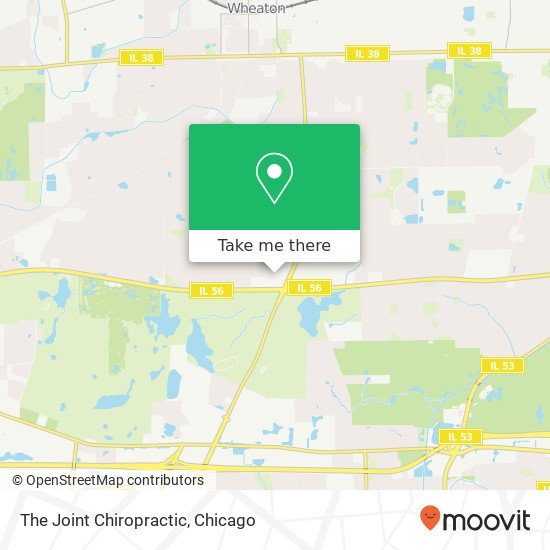 The Joint Chiropractic map