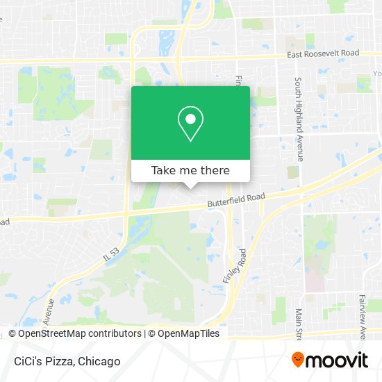 CiCi's Pizza map