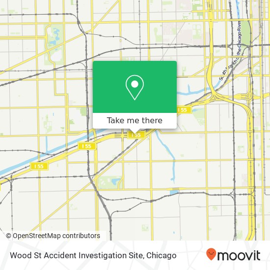 Wood St Accident Investigation Site map