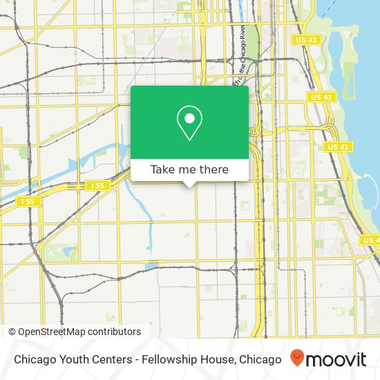 Mapa de Chicago Youth Centers - Fellowship House