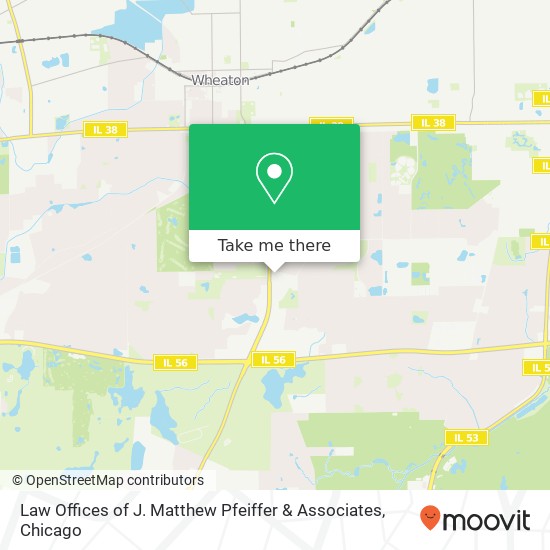Mapa de Law Offices of J. Matthew Pfeiffer & Associates