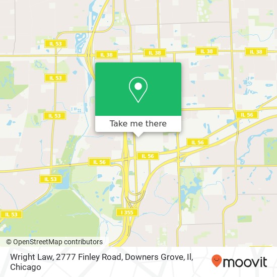 Wright Law, 2777 Finley Road, Downers Grove, Il map