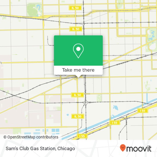 Sam's Club Gas Station map