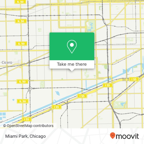 Mapa de Miami Park
