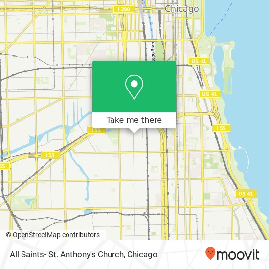 Mapa de All Saints- St. Anthony's Church