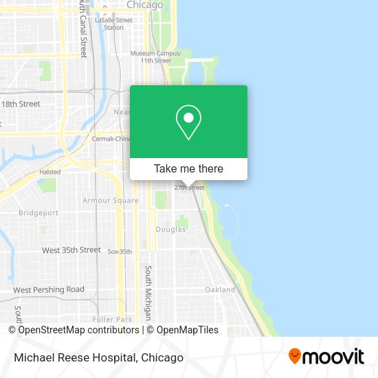 Michael Reese Hospital map