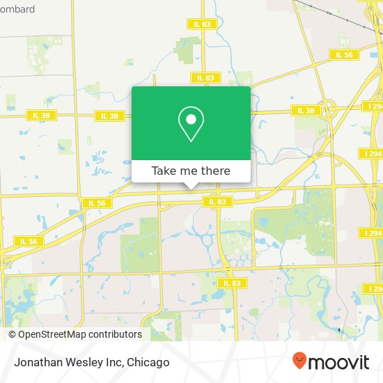 Jonathan Wesley Inc map
