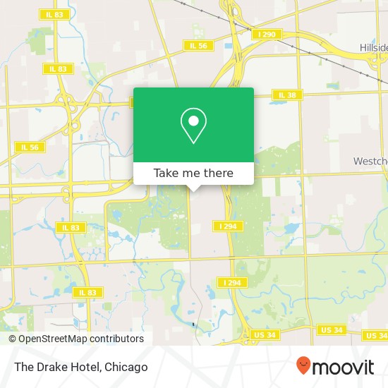 Mapa de The Drake Hotel