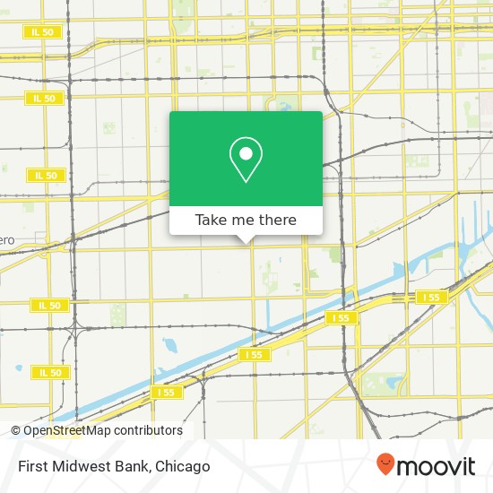 First Midwest Bank map