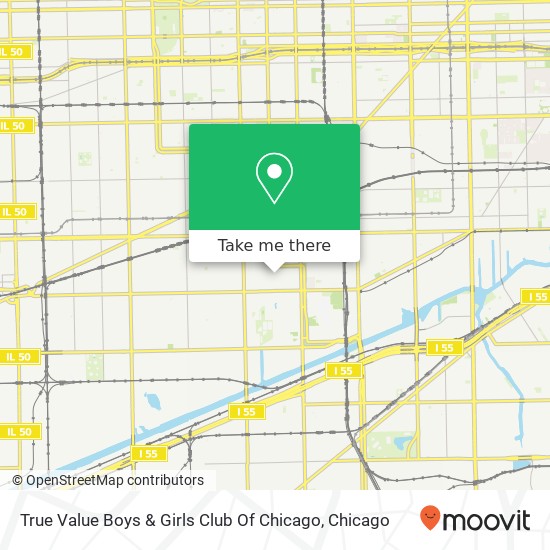 True Value Boys & Girls Club Of Chicago map
