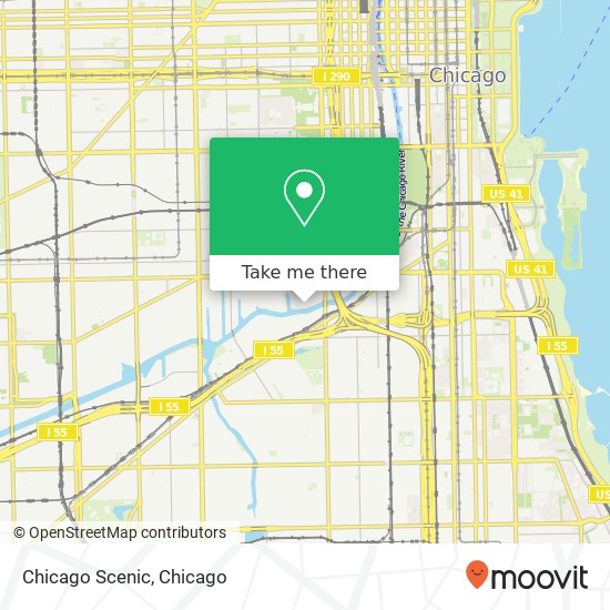 Chicago Scenic map