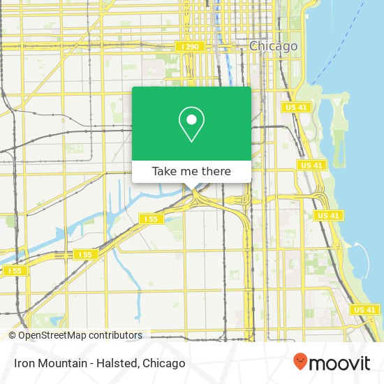 Mapa de Iron Mountain - Halsted