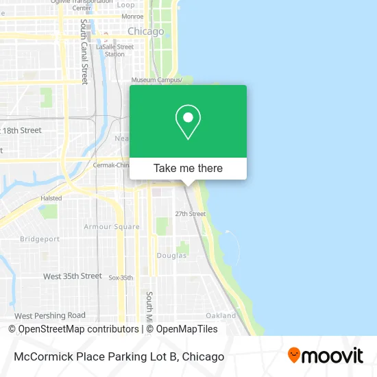McCormick Place Parking Lot B map