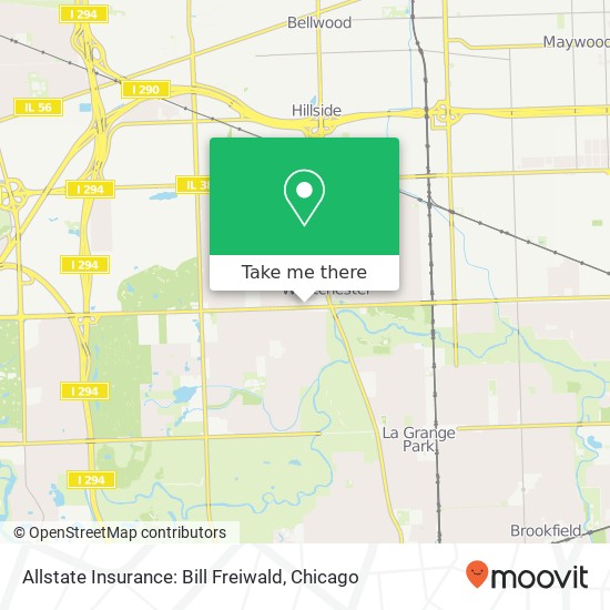 Allstate Insurance: Bill Freiwald map