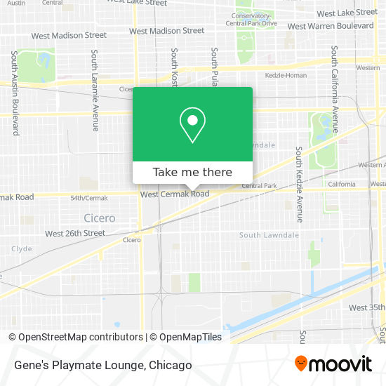 Mapa de Gene's Playmate Lounge
