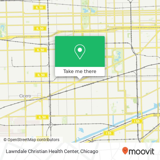 Mapa de Lawndale Christian Health Center