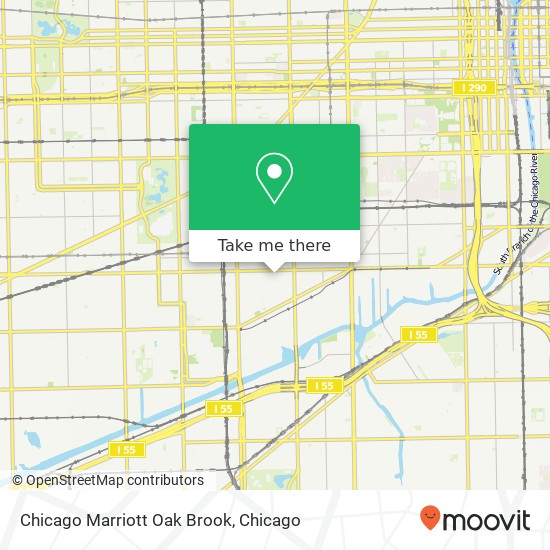 Chicago Marriott Oak Brook map