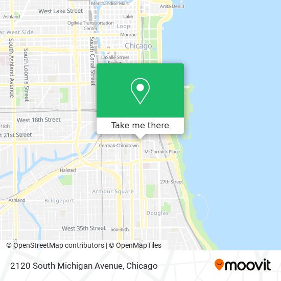 2120 South Michigan Avenue map