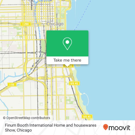 Finum Booth International Home and housewares Show map