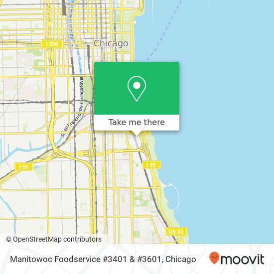 Mapa de Manitowoc Foodservice #3401 & #3601