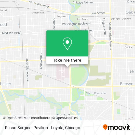 Russo Surgical Pavilion - Loyola map