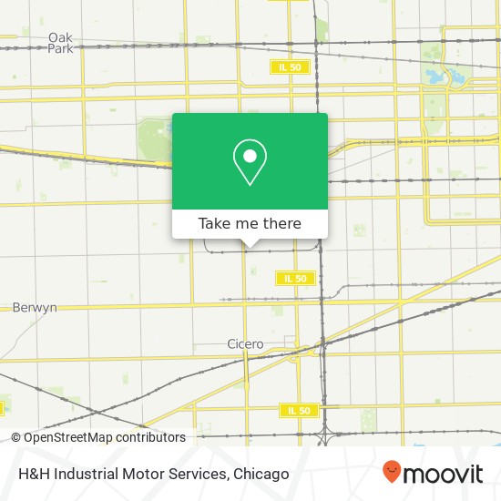 H&H Industrial Motor Services map