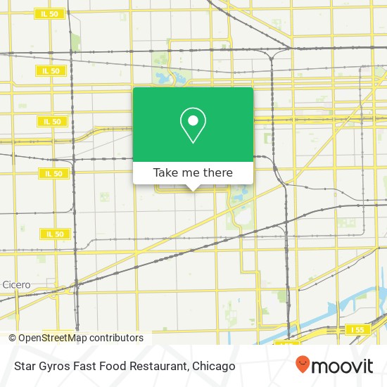 Star Gyros Fast Food Restaurant map