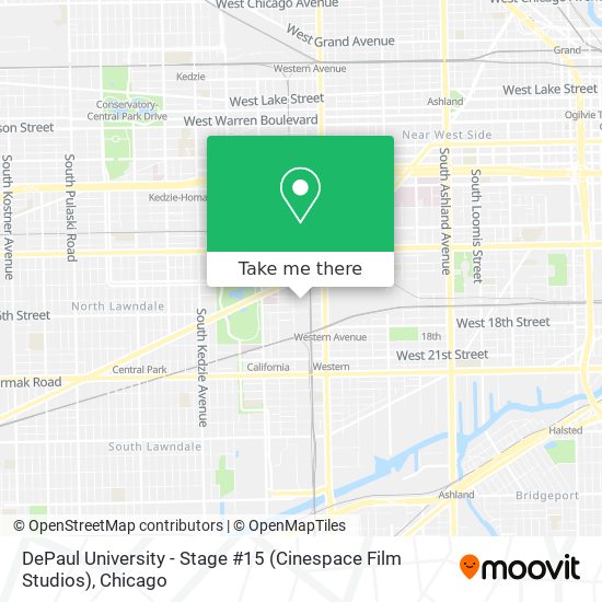 DePaul University - Stage #15 (Cinespace Film Studios) map