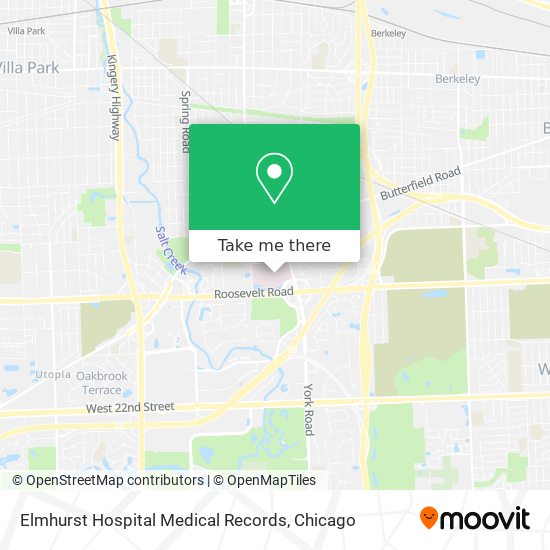 Elmhurst Hospital Medical Records map