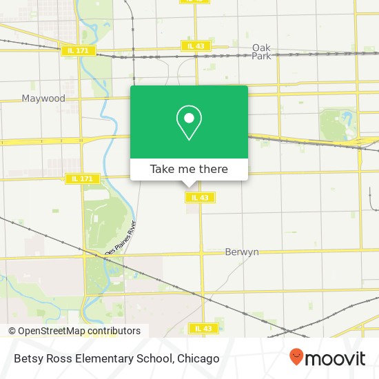 Mapa de Betsy Ross Elementary School