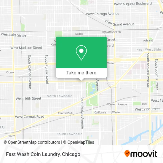 Fast Wash Coin Laundry map
