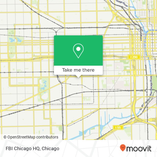 FBI Chicago HQ map