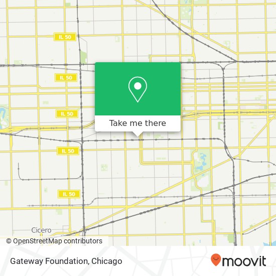 Gateway Foundation map
