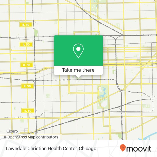 Mapa de Lawndale Christian Health Center
