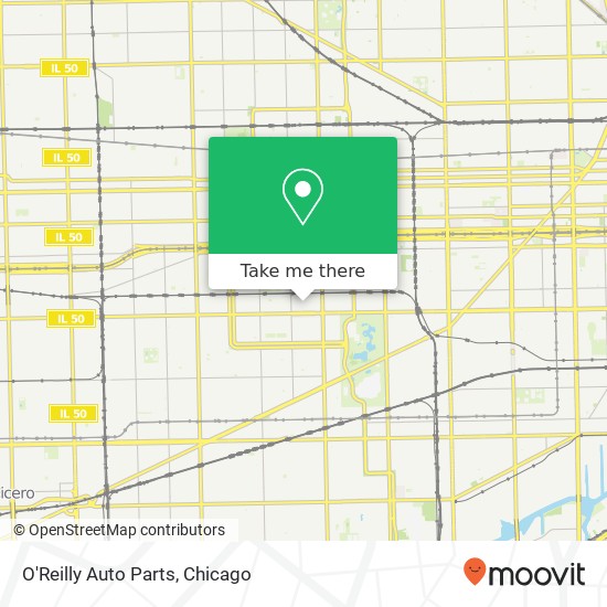 Mapa de O'Reilly Auto Parts