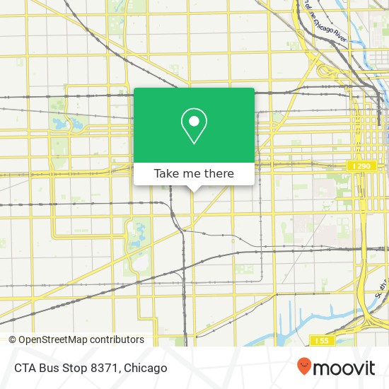 CTA Bus Stop 8371 map