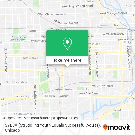 SYESA (Struggling Youth Equals Successful Adults) map