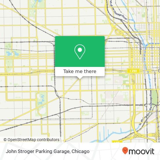 Mapa de John Stroger Parking Garage
