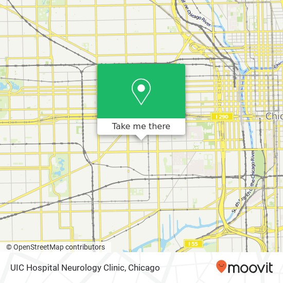 UIC Hospital Neurology Clinic map