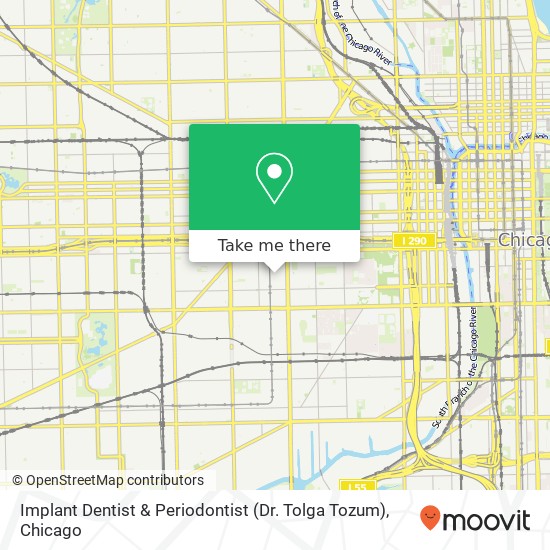 Implant Dentist & Periodontist (Dr. Tolga Tozum) map