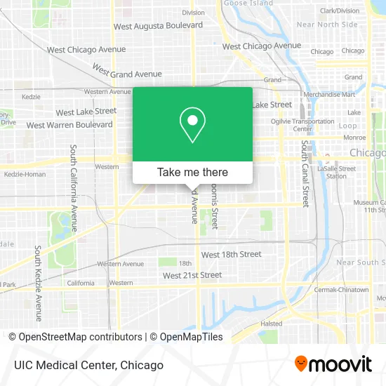 UIC Medical Center map