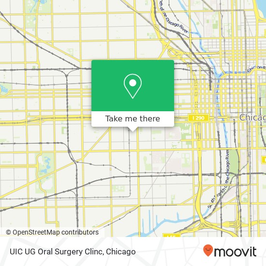 UIC UG Oral Surgery Clinc map