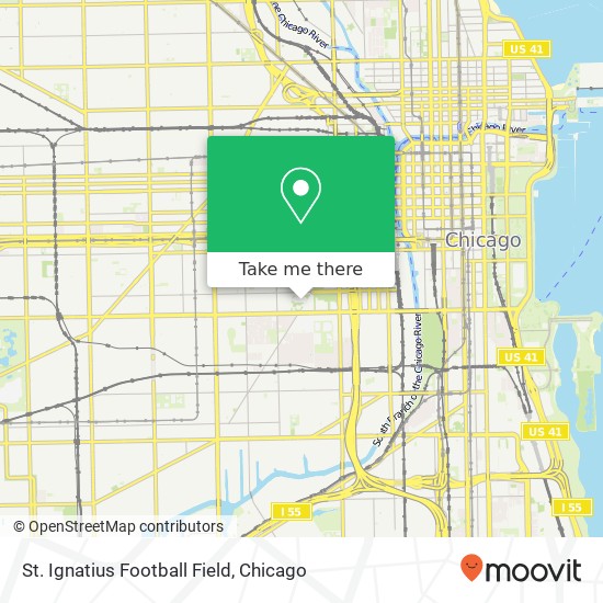 St. Ignatius Football Field map