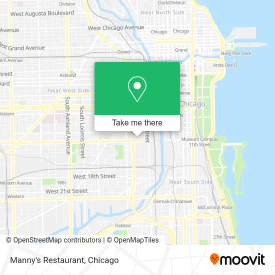 Manny's Restaurant map