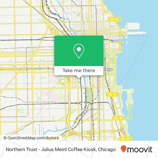 Northern Trust - Julius Meinl Coffee Kiosk map