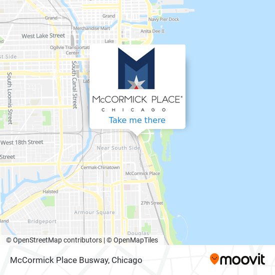 McCormick Place Busway map
