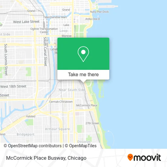 McCormick Place Busway map
