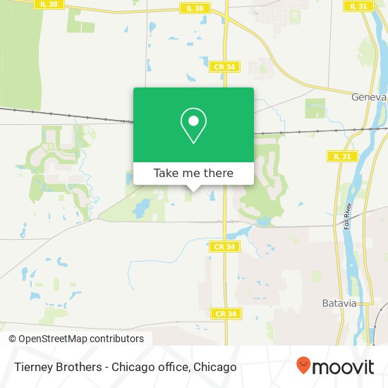Tierney Brothers - Chicago office map