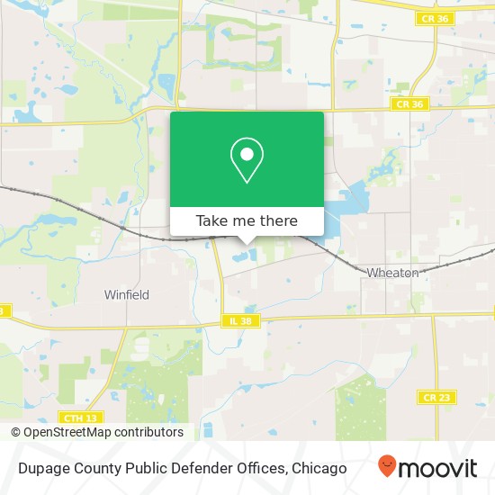 Dupage County Public Defender Offices map