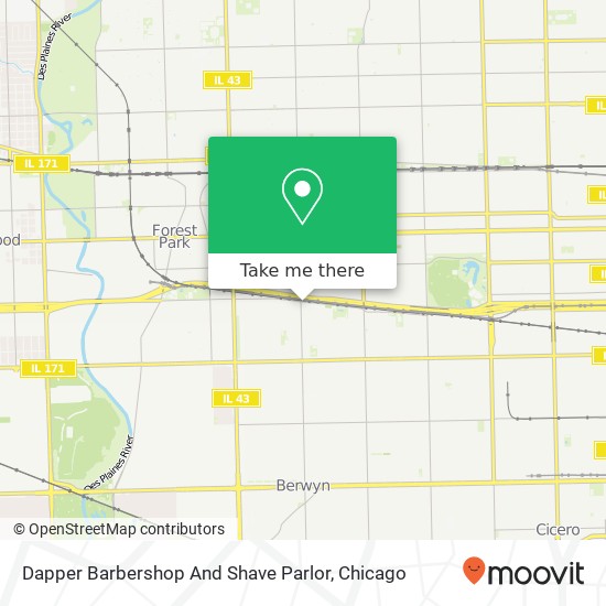 Dapper Barbershop And Shave Parlor map